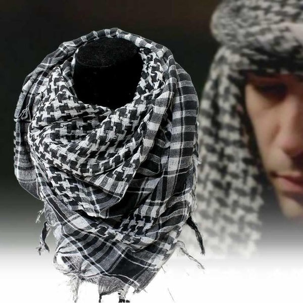 High Quality Arab Shemagh Keffiyeh Military Tactical Palestine Scarf for Men Shawl Kafiya Wrap Shemagh Scarf Fashion Scarves