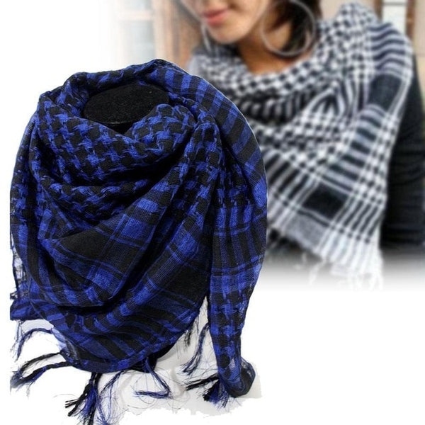 High Quality Arab Shemagh Keffiyeh Military Tactical Palestine Scarf for Men Shawl Kafiya Wrap Shemagh Scarf Fashion Scarves