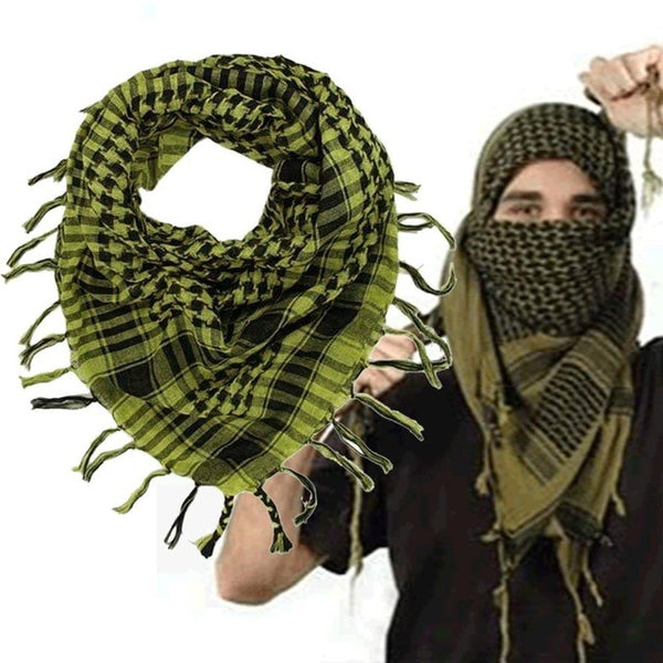 High Quality Arab Shemagh Keffiyeh Military Tactical Palestine Scarf for Men Shawl Kafiya Wrap Shemagh Scarf Fashion Scarves