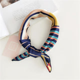 50X50CM Fashion Women Square Scarf All-match Wraps Elegant Floral Dot Spring Summer Head Neck Hair Tie Band Neckerchief - THE PLACE TO BE !!