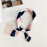 50X50CM Fashion Women Square Scarf All-match Wraps Elegant Floral Dot Spring Summer Head Neck Hair Tie Band Neckerchief - THE PLACE TO BE !!