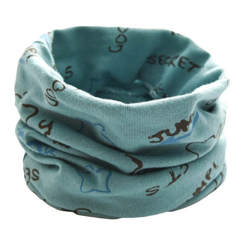 Spring Autumn Children's Cotton Scarf Baby Kids Scarf Winter Boys Girls Cartoon Scarves Child Collar O Ring Magic Neckerchief