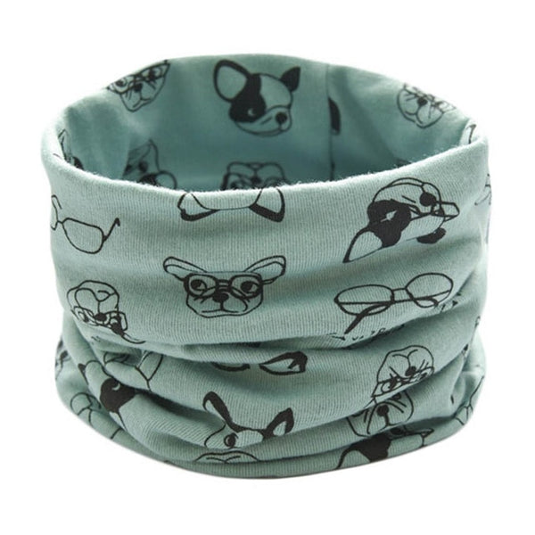 Spring Autumn Children's Cotton Scarf Baby Kids Scarf Winter Boys Girls Cartoon Scarves Child Collar O Ring Magic Neckerchief