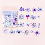 45 Pcs/Pack Mohamm Kawaii Japanese Decoracion Journal Cute Diary Flower Stickers Scrapbooking Flakes Stationery School Supplies