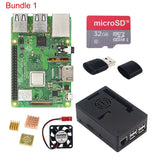 Raspberry Pi 3 Model B+ 3.5 inch Touchscreen LCD + ABS Case + 32GB SD Card + 3A Power Adapter + Heatsinks + HDMI for RPI 3B Plus - THE PLACE TO BE !!