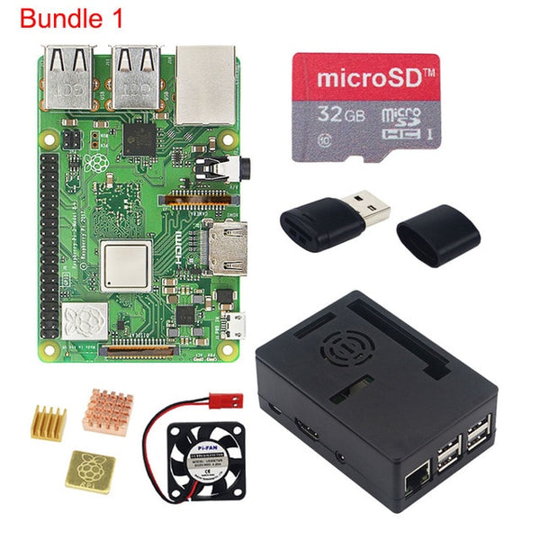 Raspberry Pi 3 Model B+ 3.5 inch Touchscreen LCD + ABS Case + 32GB SD Card + 3A Power Adapter + Heatsinks + HDMI for RPI 3B Plus - THE PLACE TO BE !!
