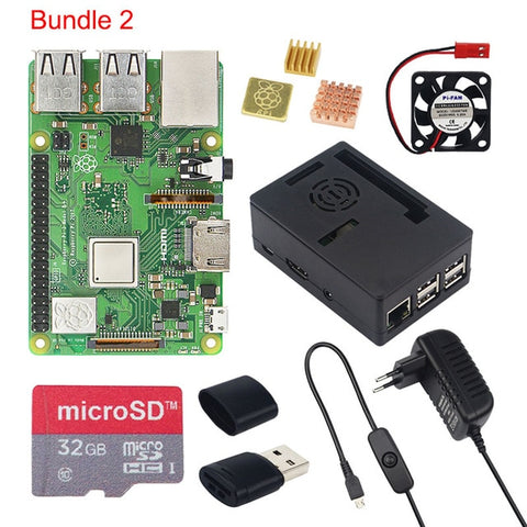 Raspberry Pi 3 Model B+ 3.5 inch Touchscreen LCD + ABS Case + 32GB SD Card + 3A Power Adapter + Heatsinks + HDMI for RPI 3B Plus