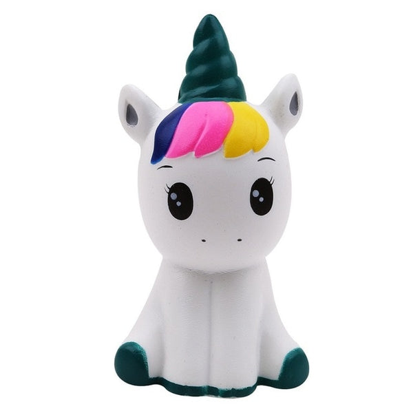 Jumbo Kawaii Colorful Galaxy Unicorn Squishy Doll Slow Rising Stress Relief Squeeze Toys for Baby Kids Xmas Gift 12*6*5CM