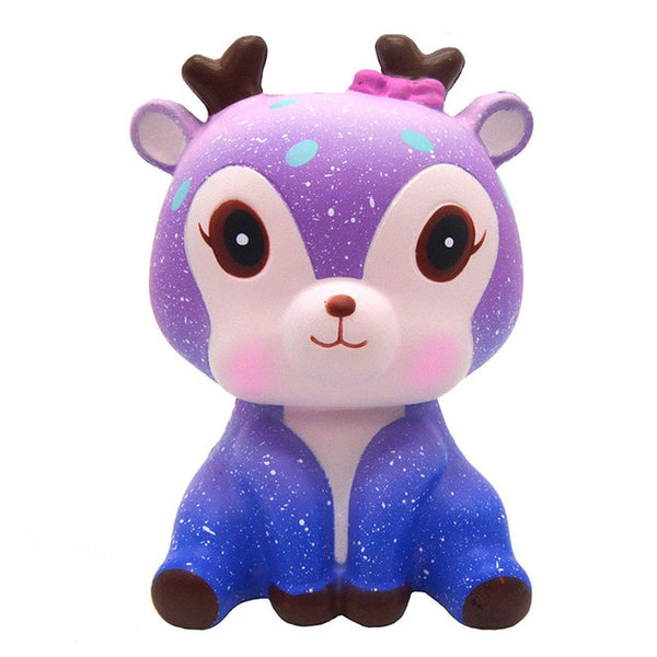 Jumbo Kawaii Colorful Galaxy Unicorn Squishy Doll Slow Rising Stress Relief Squeeze Toys for Baby Kids Xmas Gift 12*6*5CM