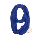 Scarf with pocket Convertible Journey Women Wrap with Secret Hidden Zipper Pocket infinity Travel Scarfs Woman Man AA10129 - THE PLACE TO BE !!