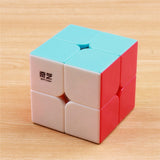 QIYI QIDI 2X2X2 MAGIC SPEED CUBE POCKET STICKERless PUZZLE CUBE PROFESSIONAL 2x2 SPEED CUBE EDUCATIONAL funny TOYS FOR CHILDREN