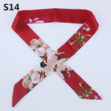 On-Sale 2018 New Arrivals Bag Scarf Print Silk Scarf Women Small Bag Ribbon Fashion Female Hair Ribbons Fashion Handbag Scarves - THE PLACE TO BE !!
