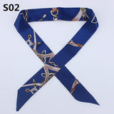 On-Sale 2018 New Arrivals Bag Scarf Print Silk Scarf Women Small Bag Ribbon Fashion Female Hair Ribbons Fashion Handbag Scarves - THE PLACE TO BE !!