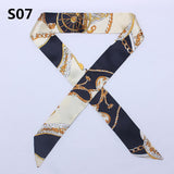 On-Sale 2018 New Arrivals Bag Scarf Print Silk Scarf Women Small Bag Ribbon Fashion Female Hair Ribbons Fashion Handbag Scarves - THE PLACE TO BE !!