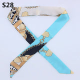 On-Sale 2018 New Arrivals Bag Scarf Print Silk Scarf Women Small Bag Ribbon Fashion Female Hair Ribbons Fashion Handbag Scarves - THE PLACE TO BE !!