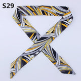 On-Sale 2018 New Arrivals Bag Scarf Print Silk Scarf Women Small Bag Ribbon Fashion Female Hair Ribbons Fashion Handbag Scarves - THE PLACE TO BE !!