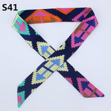 On-Sale 2018 New Arrivals Bag Scarf Print Silk Scarf Women Small Bag Ribbon Fashion Female Hair Ribbons Fashion Handbag Scarves - THE PLACE TO BE !!