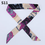 On-Sale 2018 New Arrivals Bag Scarf Print Silk Scarf Women Small Bag Ribbon Fashion Female Hair Ribbons Fashion Handbag Scarves - THE PLACE TO BE !!