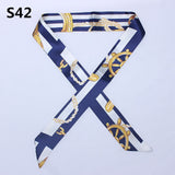 On-Sale 2018 New Arrivals Bag Scarf Print Silk Scarf Women Small Bag Ribbon Fashion Female Hair Ribbons Fashion Handbag Scarves - THE PLACE TO BE !!