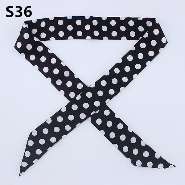 On-Sale 2018 New Arrivals Bag Scarf Print Silk Scarf Women Small Bag Ribbon Fashion Female Hair Ribbons Fashion Handbag Scarves