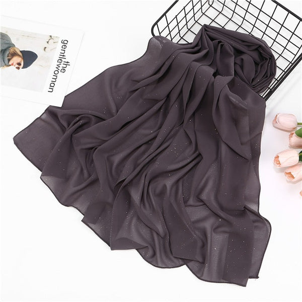 women plain bubble chiffon scarf hijab wrap printe solid color shawls headband muslim hijabs scarves/scarf 47 colors