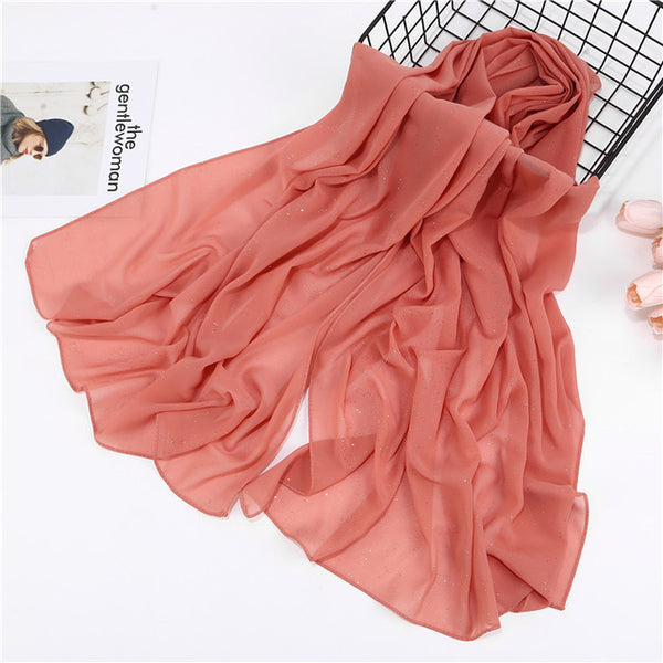 women plain bubble chiffon scarf hijab wrap printe solid color shawls headband muslim hijabs scarves/scarf 47 colors