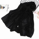 women plain bubble chiffon scarf hijab wrap printe solid color shawls headband muslim hijabs scarves/scarf 47 colors - THE PLACE TO BE !!