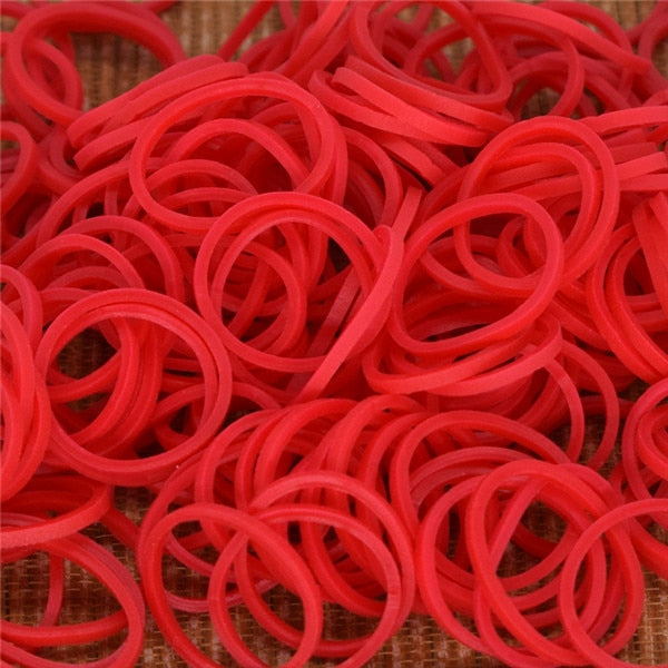 Diy toys rubber bands bracelet for kids or hair rubber loom bands refill rubber band make woven bracelet DIY Christmas 2019 Gift