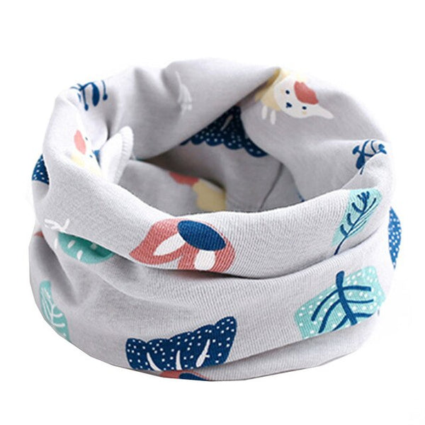 Spring Autumn Children's Cotton Scarf Baby Kids Scarf Winter Boys Girls Cartoon Scarves Child Collar O Ring Magic Neckerchief
