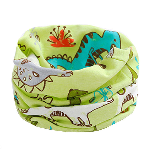 Spring Autumn Children's Cotton Scarf Baby Kids Scarf Winter Boys Girls Cartoon Scarves Child Collar O Ring Magic Neckerchief