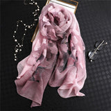 LaMaxPa 2019 New Fashion Women Cut Flowers Hollow Lace Gradient Silk Scarf Spring Shawls and Wraps Towel Femme Beach Sjaals - THE PLACE TO BE !!