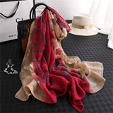 LaMaxPa 2019 New Fashion Women Cut Flowers Hollow Lace Gradient Silk Scarf Spring Shawls and Wraps Towel Femme Beach Sjaals - THE PLACE TO BE !!
