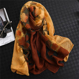 LaMaxPa 2019 New Fashion Women Cut Flowers Hollow Lace Gradient Silk Scarf Spring Shawls and Wraps Towel Femme Beach Sjaals - THE PLACE TO BE !!