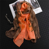 LaMaxPa 2019 New Fashion Women Cut Flowers Hollow Lace Gradient Silk Scarf Spring Shawls and Wraps Towel Femme Beach Sjaals - THE PLACE TO BE !!