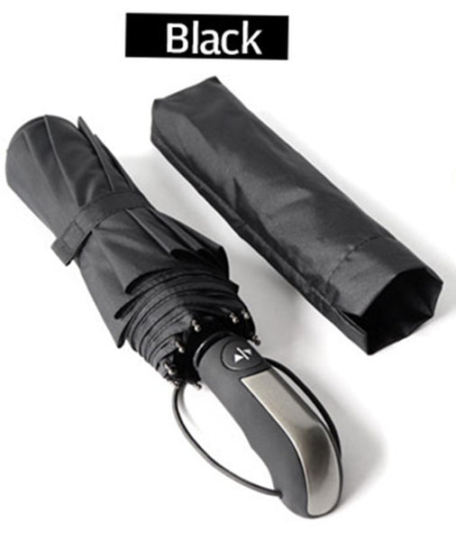 Wind Resistant Fully-Automatic Umbrella Rain Women For Men 3Folding Gift  Parasol Compact Large Travel Business Car 10K Umbrella