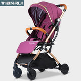 Baby Stroller Trolley Car trolley Folding Baby Carriage 2 in 1 Buggy Lightweight Pram Europe Stroller Original Pushchair Plane - THE PLACE TO BE !!
