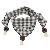 Spring Baby Girls Dot Plaid Triangle Scarves Autumn Winter Boys Girls Shawl Children Cotton Neck Collars Warm Kids Neckerchief - THE PLACE TO BE !!