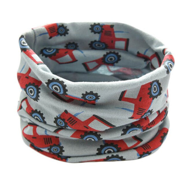 Spring Autumn Children's Cotton Scarf Baby Kids Scarf Winter Boys Girls Cartoon Scarves Child Collar O Ring Magic Neckerchief