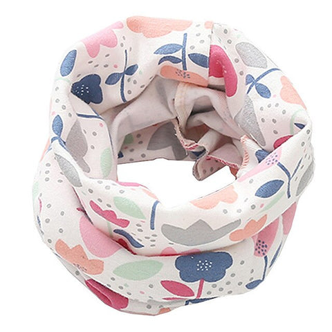 Spring Autumn Children's Cotton Scarf Baby Kids Scarf Winter Boys Girls Cartoon Scarves Child Collar O Ring Magic Neckerchief