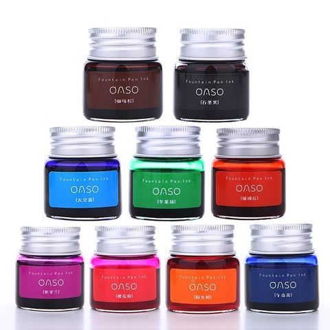 7/20ml Smooth Colorful Liquid Ink Bright Comics Ink Refill Without Fountain Pen Ink Pen Carbon Office School Stationary 03826