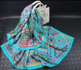 2018 new style women summer silk scarf flower print large shawl - THE PLACE TO BE !!