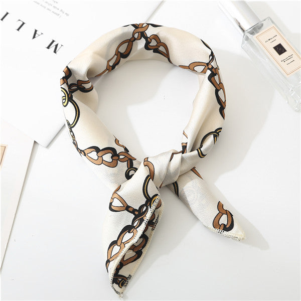 2019 new spring summer women scarf small size silk scarves square NeckerChief office lady scarves spring shawls 50*50cm