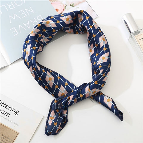 2019 new spring summer women scarf small size silk scarves square NeckerChief office lady scarves spring shawls 50*50cm
