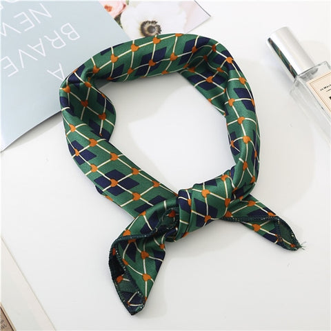 2019 new spring summer women scarf small size silk scarves square NeckerChief office lady scarves spring shawls 50*50cm