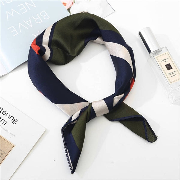 2019 new spring summer women scarf small size silk scarves square NeckerChief office lady scarves spring shawls 50*50cm