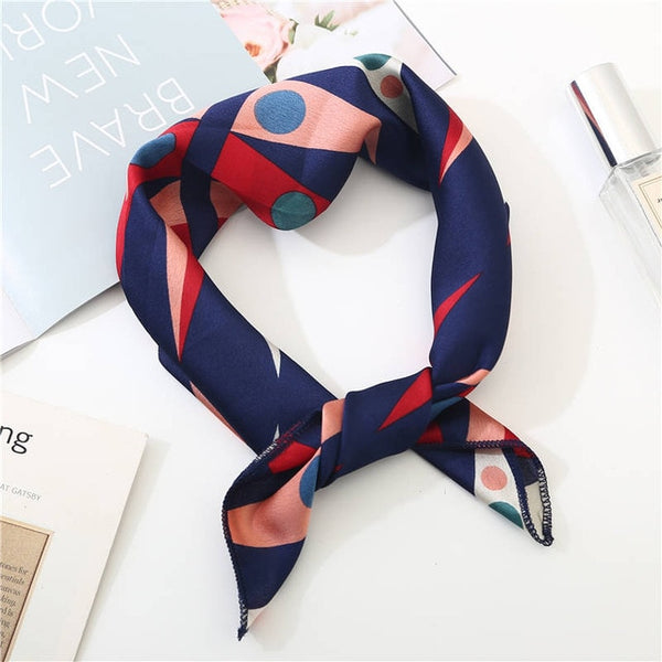 2019 new spring summer women scarf small size silk scarves square NeckerChief office lady scarves spring shawls 50*50cm