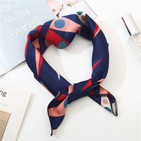2019 new spring summer women scarf small size silk scarves square NeckerChief office lady scarves spring shawls 50*50cm