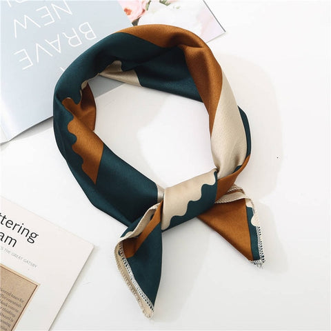 2019 new spring summer women scarf small size silk scarves square NeckerChief office lady scarves spring shawls 50*50cm