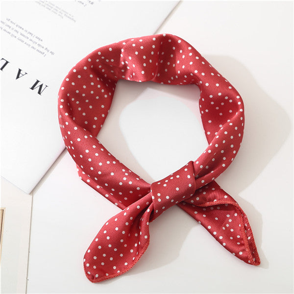 2019 new spring summer women scarf small size silk scarves square NeckerChief office lady scarves spring shawls 50*50cm