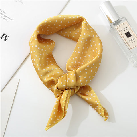 2019 new spring summer women scarf small size silk scarves square NeckerChief office lady scarves spring shawls 50*50cm